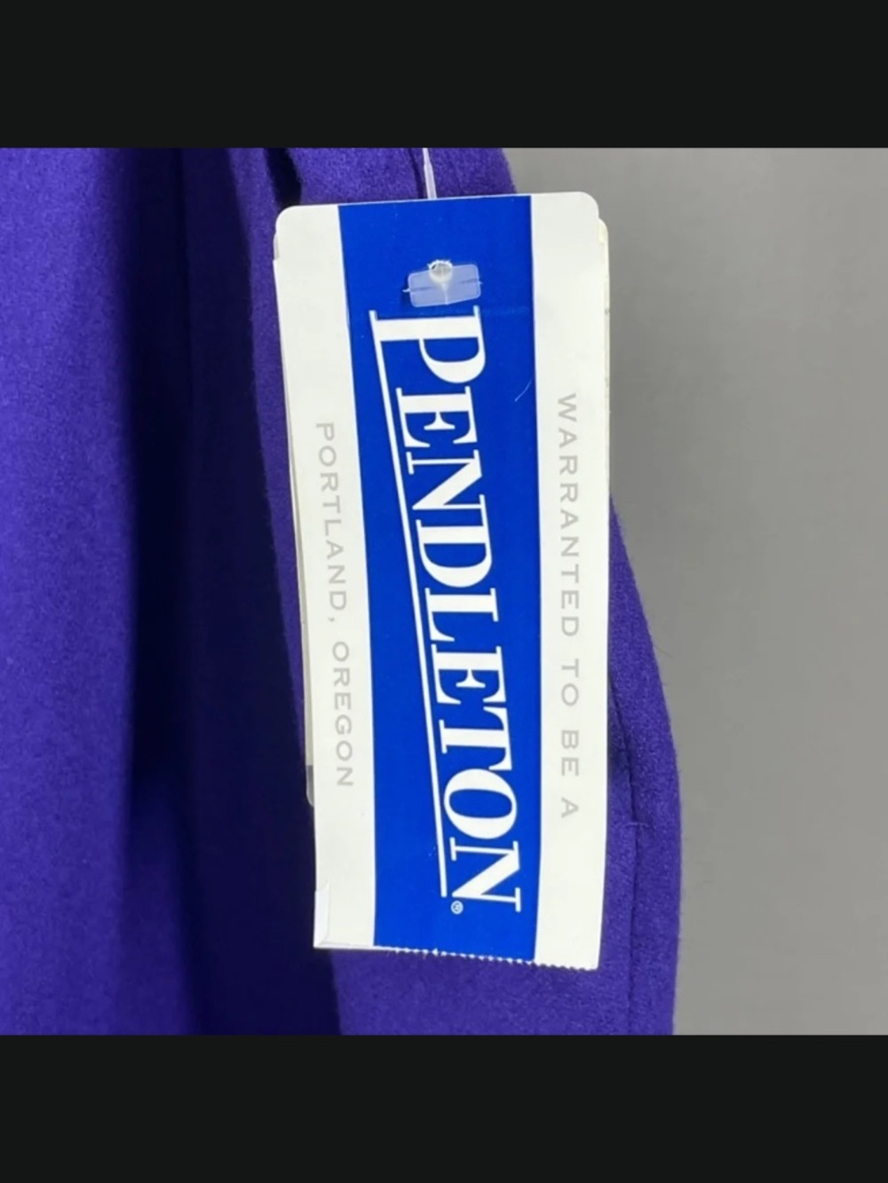 NEW Pendleton Skirt Womens 14 deep purple wool straight pencil vintage classic - Picture 7 of 14